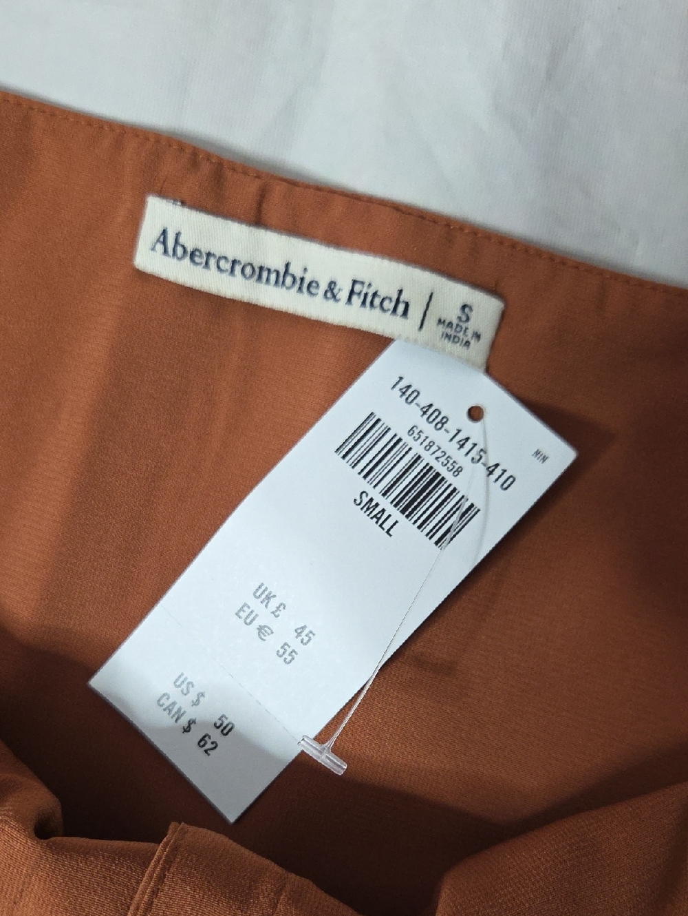 Abercrombie & Fitch Rust Button Front Tank - Picture 2 of 6